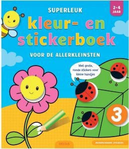 Kleurboeken voor peuters en kleuters; Kleur- en stickerboek voor de allerkleinsten