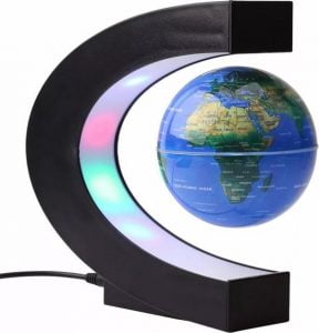 Kantoorgadgets voor mannen; Zwevende wereldbol met LED verlichting