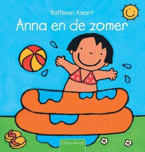 Prentenboek thema zomer peuters en kleuters Anna en de zomer, Kathleen Amant