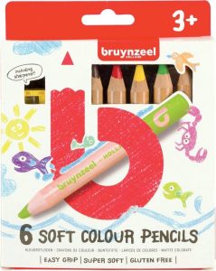 Kleurpotloden voor kinderen vanaf 1 jaar Bruynzeel Kids extra zachte potloden