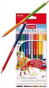 Kleurpotloden voor kinderen vanaf 4 jaar Bruynzeel dubbelpunt kleurpotloden