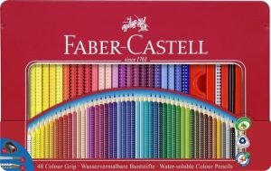 Kleurpotloden voor kinderen vanaf 4 jaar Kleurpotlood Faber-Castell GRIP set 48 stuks