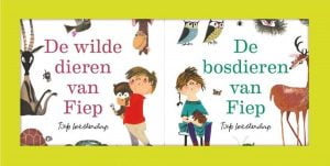 Uitdeelboekjes Fiep Westendorp: de wilde dieren van Fiep en de bosdieren van Fiep; Leuke traktatieboekjes of gezonde traktatie voor kinderdagverblijf of peuterspeelzaal