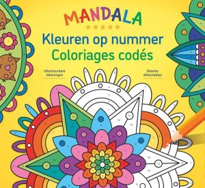 Kleuren op nummer voor kinderen Mandala Magic