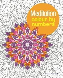 Meditation colour by numbers, Kleuren op nummer voor volwassenen mandala