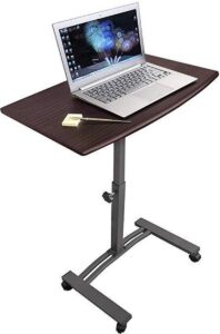 Ergonomische laptoptafel op wielen voor thuiswerken; Bureaus voor thuiswerken