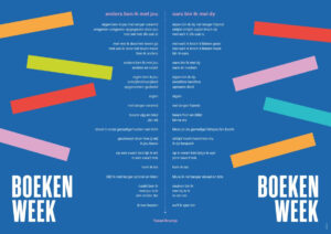 Boekenweek 2023: Boekenweekgedicht door Tsead Bruinja: anders ben ik met jou