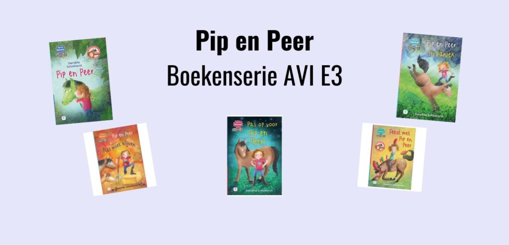 Pip en Peer is een kinderboekenserie voor kinderen die leren lezen en gek zijn op paarden (AVI E3). Geschreven door Daniëlle Schothorst.