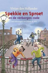 Leesboekenenmeer Boeken gelezen in juli 2023: Spekkie en Sproet en de verborgen code - Vivian den Hollander; Recensie